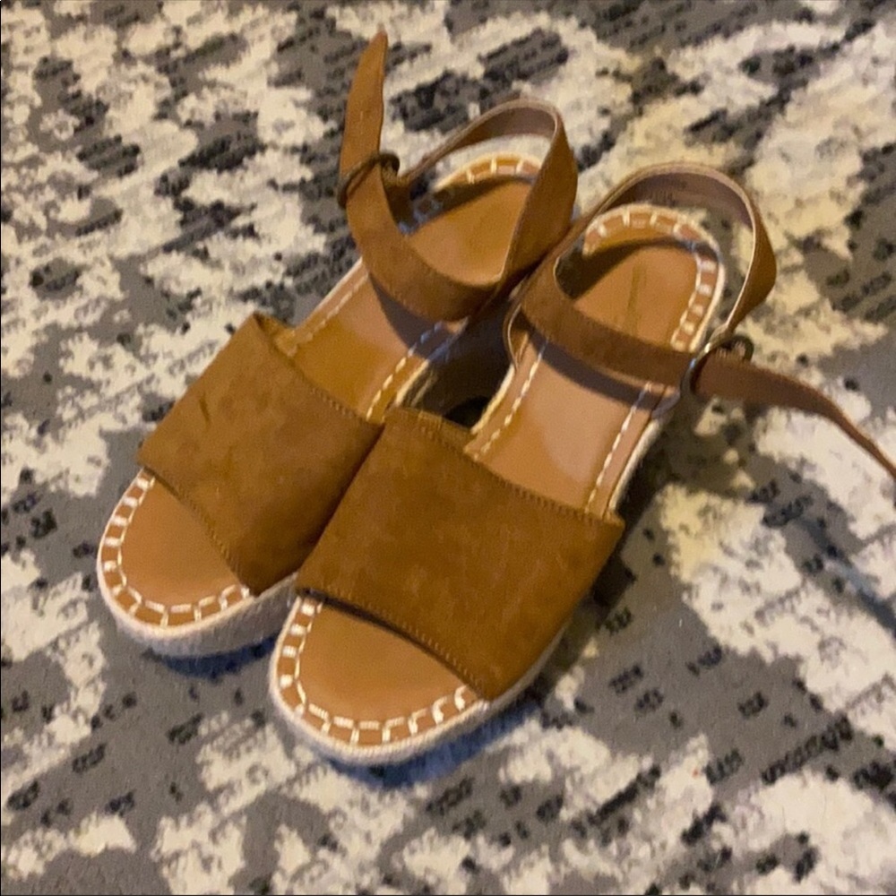 Wedge Sandals-Tan(Camel)